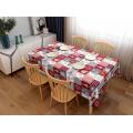 Año Nuevo Christmas 3d Saludo PVC PVC Tablecloth