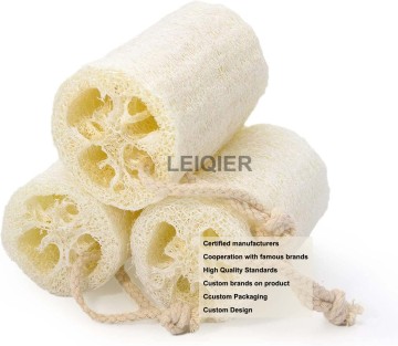 Natural Biodegradable Loofah Sponge 3-Pack for Kitchen Cleaning