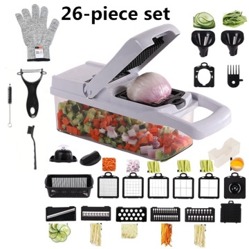Multifunctional Vegetable Chopper Slicer Dicer with Container