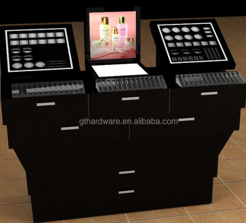 Lipgloss Face Cream Counter top Makeup Show Case