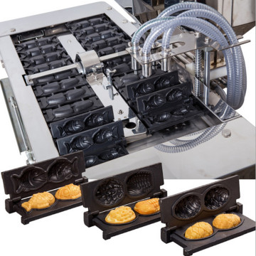 Custard Delimanjoo Cake Making Machine: Fish Cake Filling Making, Forming, Decorating Machine" 

However, if you prefer a more concise and SEO-friendly title, consider:

"Custard Cake Machine: Fish Cake Filling Forming & Decorating Equipment