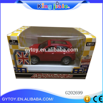 Hot selling 1:43 alloy diecast model car with 1:43 pull back metal car with doors open