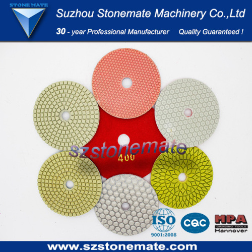 8 step Polishing Pad including buff for polisher