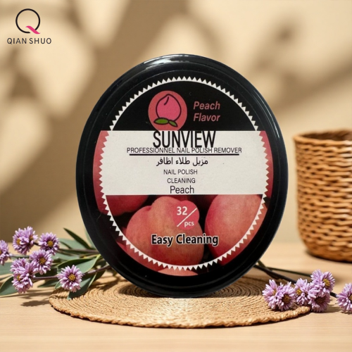 SUNVIEW Penghapus Cat Kuku Profesional Rasa Persik