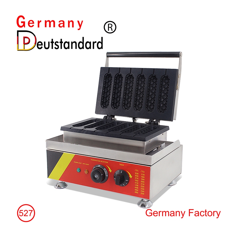 Six muffin hot dog maker machine with stainless steel