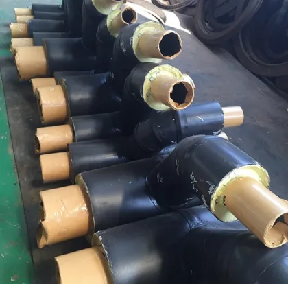 polyurethane insulation pipeline tee pipe fitting