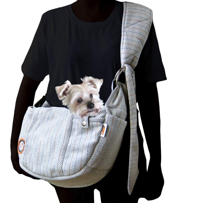 Light Grey Pet Sling Carrier