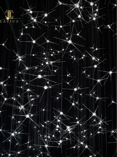 Giant white chandelier branch modern light fixture