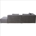 Modern Grey Modular Compression Sofa