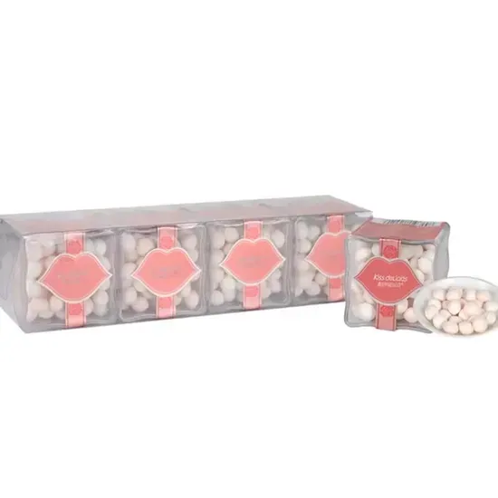 Soft White Strawberry Flavor Marshmallow Candy