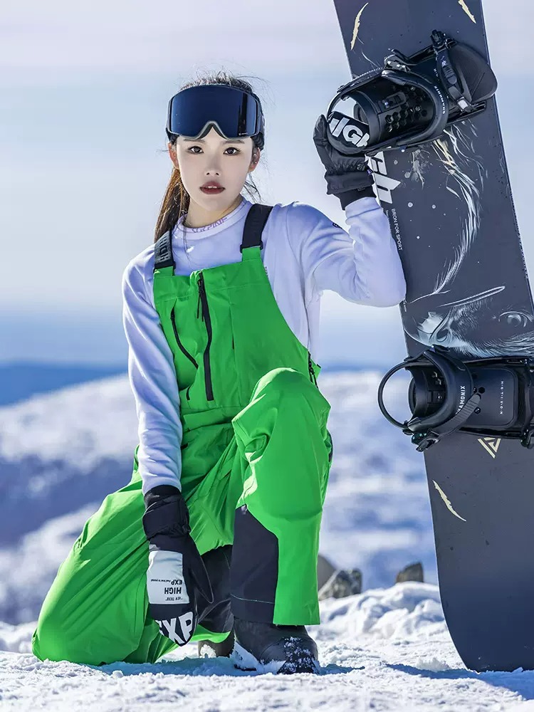 Men's and women's hipster ski Snowboard Bibs
