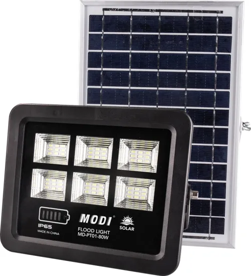 80W solar powered led flood light
