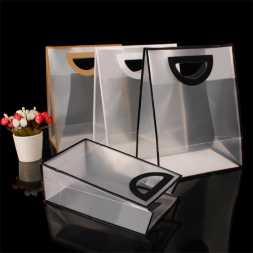 Gift portable multifunction clear plastic shopping bag