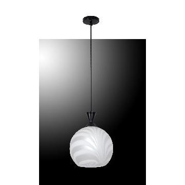 Modern white e27 glass pendants lamps for dining room