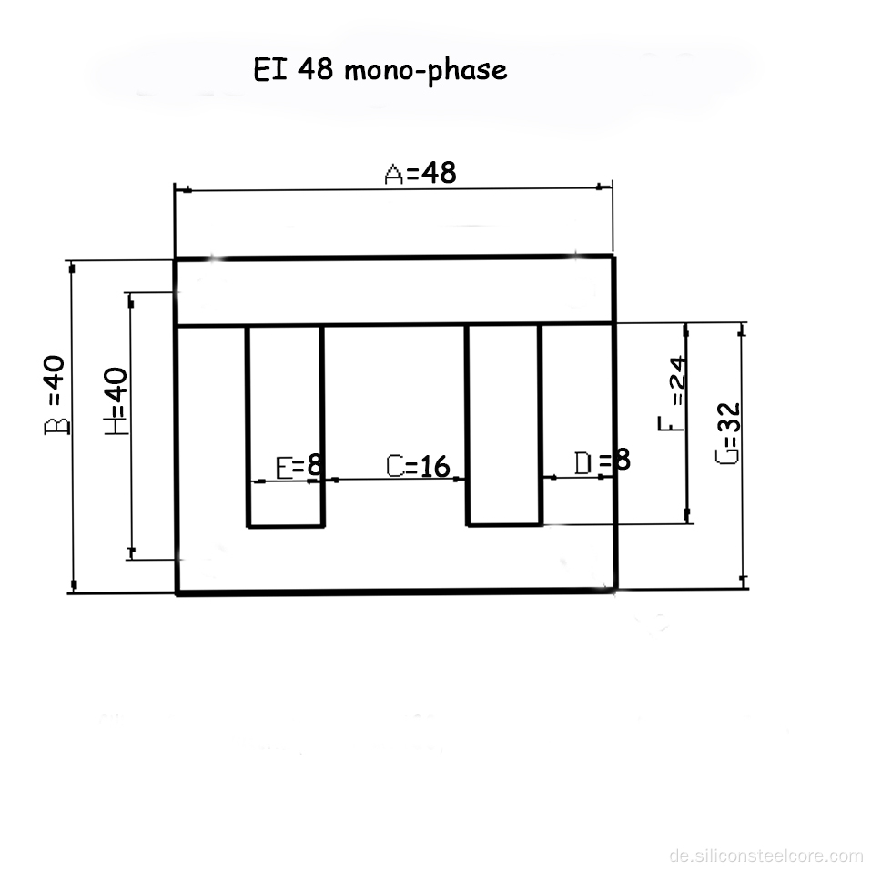 EI -Kernlaminierung 16 mm