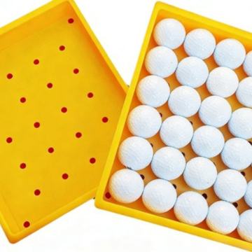 Organizador de pelotas de golf de 28x23x5cm