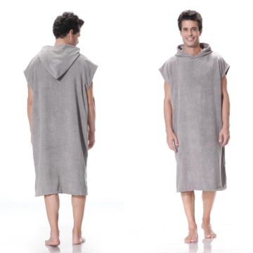 Custom microfiber poncho towel hooded beach towel