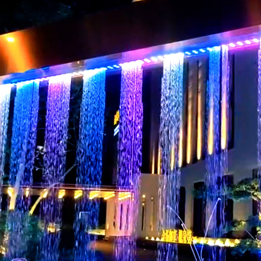 Cachoeira digital à prova de intempéries para praças externas