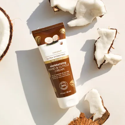 Private label coconut moisturizing hand cream