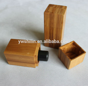 new design one bottle bamboo cosmetic essential oil packaging boxs