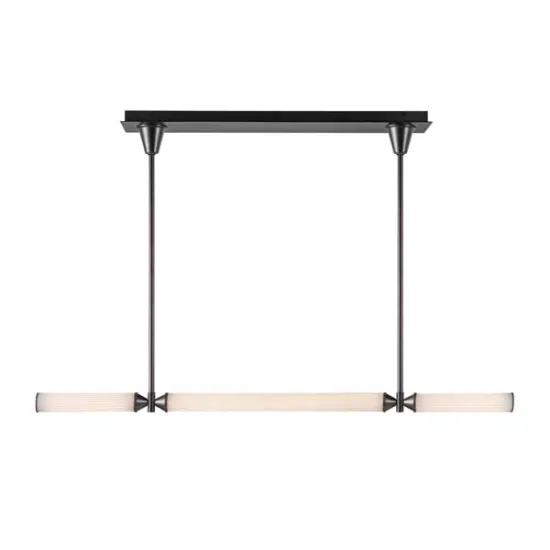 Nordic LED Hanging Pendant Light - Linear Chandelier Fixtures