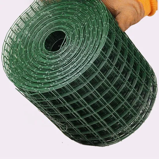PVC Coated 2x4 Welded Wire Mesh for Flower Bed (6 Gauge)