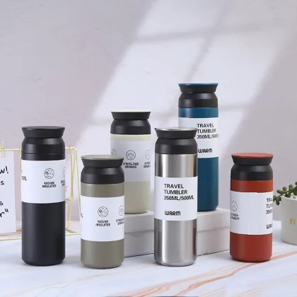 500ml Japanese Style Kinto Tumbler: Insulated Stainless Steel Water Bottle with Double Wall and Custom Logo Option