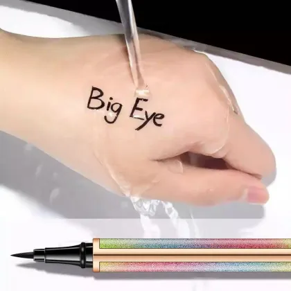 Waterproof Vegan Black Eyeliner: Long-Lasting Liquid Eyeliner Pen for Cosmetics