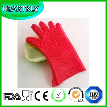 Silicone Glove Heat Resistant Cooking Baking BBQ Oven Pot Holder Mitt Kitchen Kitchen Oven Mitts