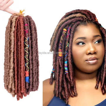 Dreadlock Jumbo Crochet Hair 12 Inch 20 Strands Crochet Hair Dreadlocks Faux Locs Synthetic Braiding Hair Extensions