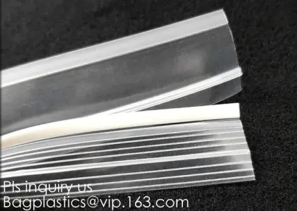 transparent plastic press lok zipper, pp bag press lok zipper, vacuum packing bags press lok zipper, vertical pocket pants press