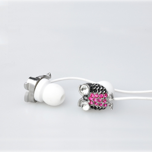 Novel owl style in ear headphones CE ROHS