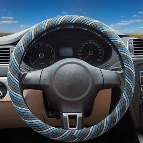 Easy to Install Car Wheel Cover Car accessories real madrid car steering wheel cover Supplier