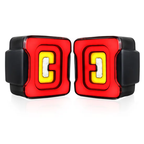 EU Compliant Smoke LED Tail Lights for Jeep Wrangler JL 2018-2020