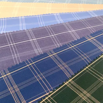 Bamboo Spandex Plaids Fabrics