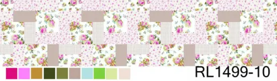 Washed Cotton Fabric With Pigment Print Bedsheets