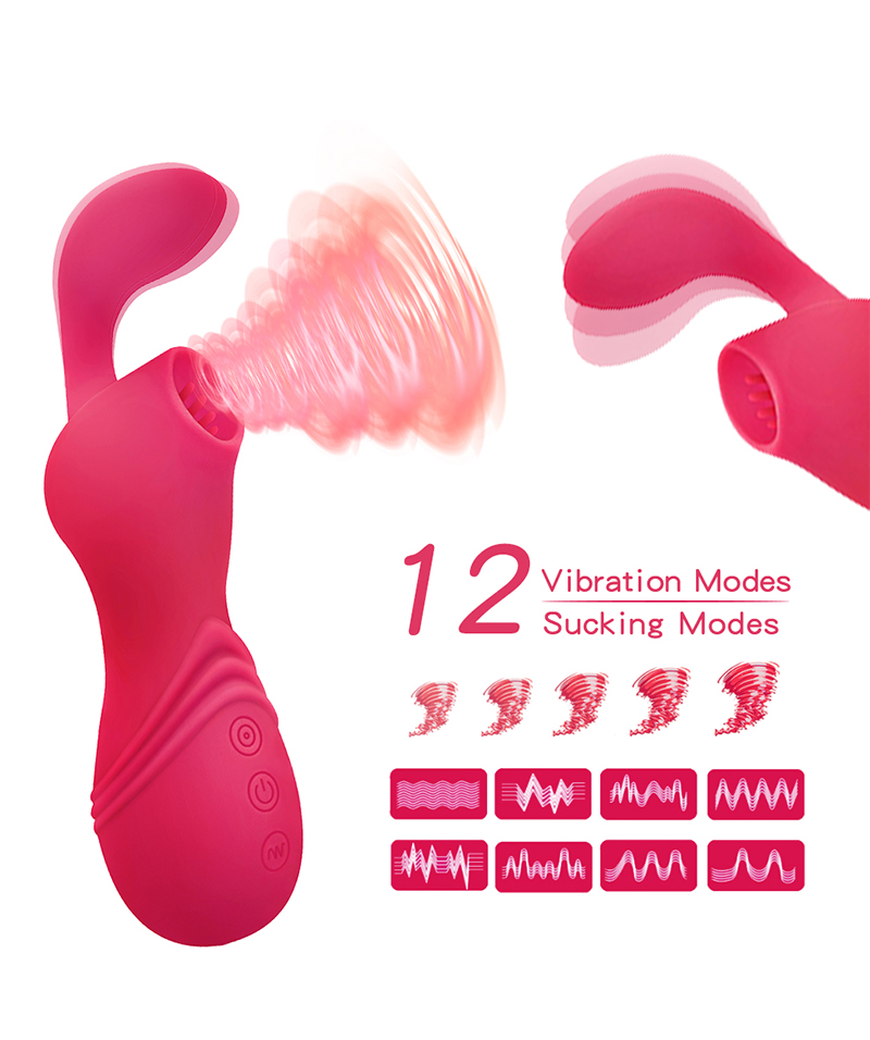 Female Pleasure Suction Wand with Vibration