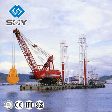 China Floating Dock Fixed Pedestal Single Jib Portal Crane