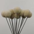 Soft wool daubers with metal handle