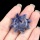 Sodalite 28MM Sun Ornament for Home Decoration Handmade Craved Stone Solar