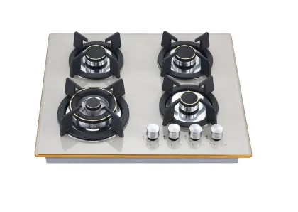 4 Burner White Tempered Glass Gas Stove OEM/ODM Manufacturer