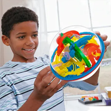 3D Space Ball Maze: A Magic Intelligence Balance Training Toy for Children - Classic Educational Fun