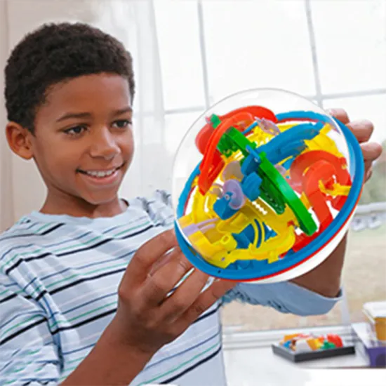 3D Space Ball Maze: A Magic Intelligence Balance Training Toy for Children - Classic Educational Fun