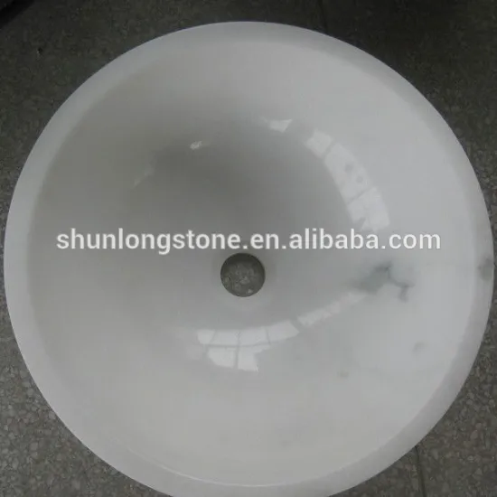 Snow white marble sinks,wash basin,stone wash hand basins