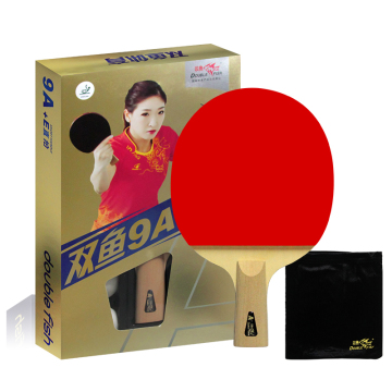 Customizable ITTF Approved Carbon Fiber Table Tennis Rackets with 5-Layer Pure Wood Core