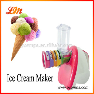 Portable Red Mini Ice Cream Maker For Home Use