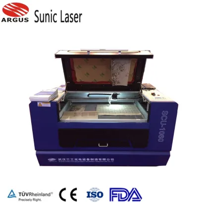 advanced LCD Touch  Screen advertising industry Acrylic plate color board Trophy  CO2 Laser engraver