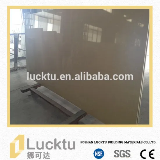 beige color natural marble pattern artificial quartz stone counter top