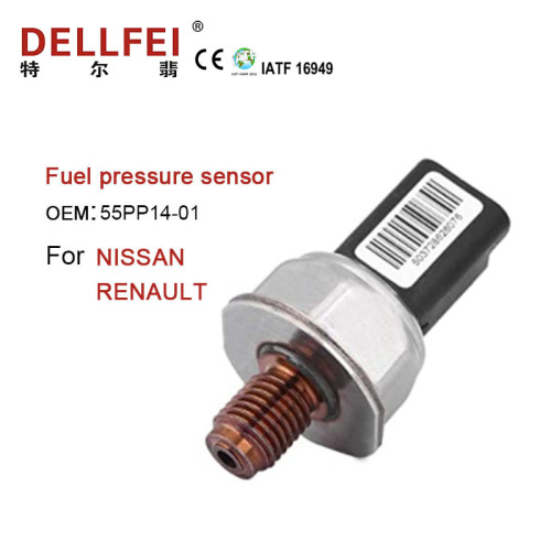 Sensor de presión del riel de combustible del automóvil 55pp14-01 para Nissan