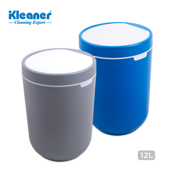 Kleaner 12L Vòng nhựa nhựa Vùng đất với nắp báo chí
